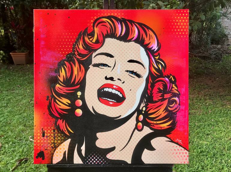 Original Pop Art Celebrity Painting by Jamie Lee