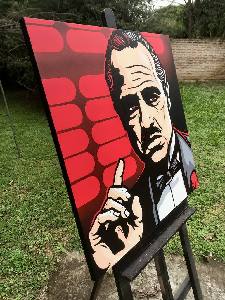 Original Pop Art Cinema Painting by Jamie Lee