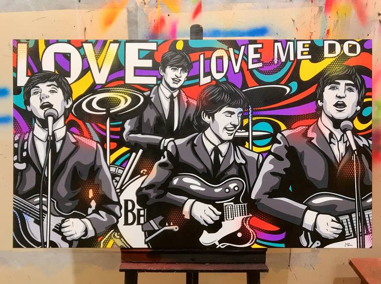 Original Pop Art Music Painting by Jamie Lee