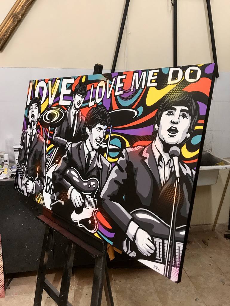 Original Pop Art Music Painting by Jamie Lee