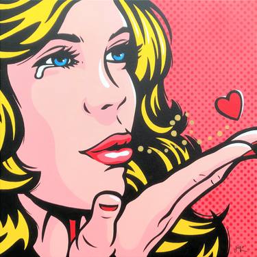 Print of Pop Art Love Paintings by Jamie Lee