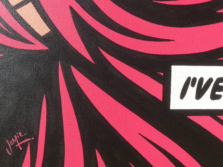 Original Pop Art Love Painting by Jamie Lee