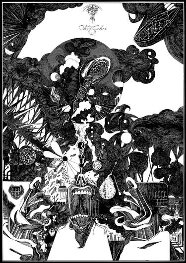 Print of Abstract Fantasy Drawings by Oktay Çakır