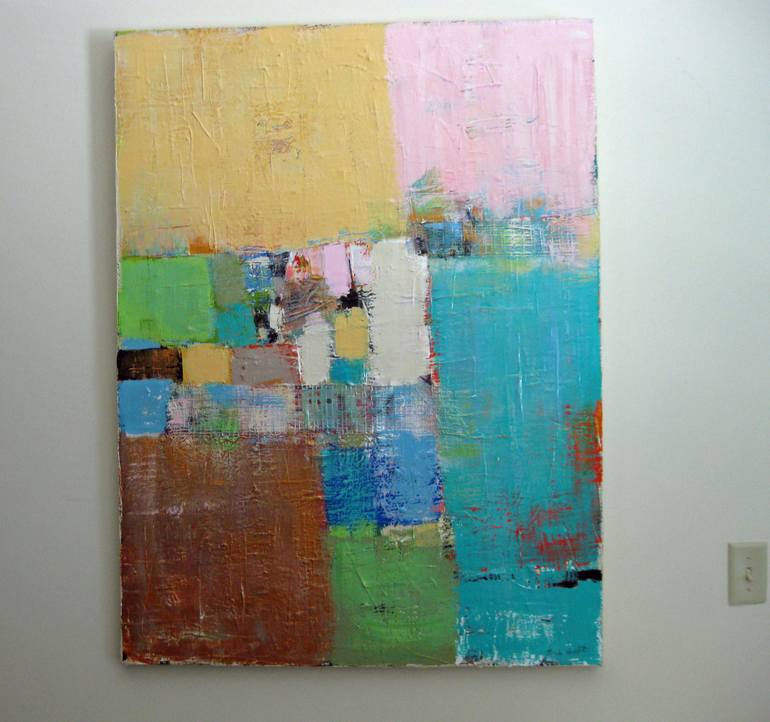 Original Abstract Music Painting by Brenda Buffett