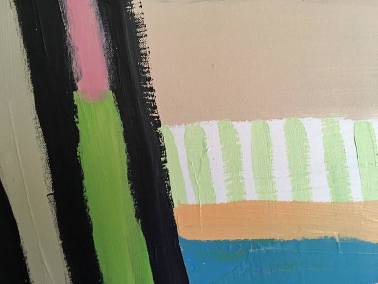 Original Abstract Expressionism Abstract Painting by Brenda Buffett