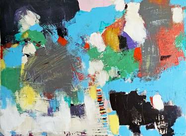 Original Abstract Expressionism Abstract Paintings by Brenda Buffett