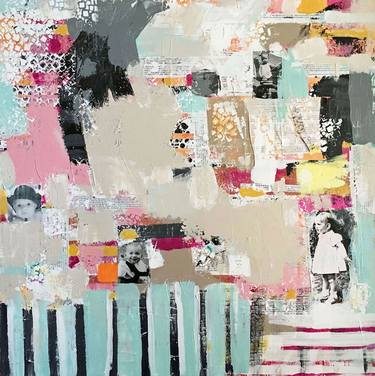 Original Abstract Collage by Brenda Buffett