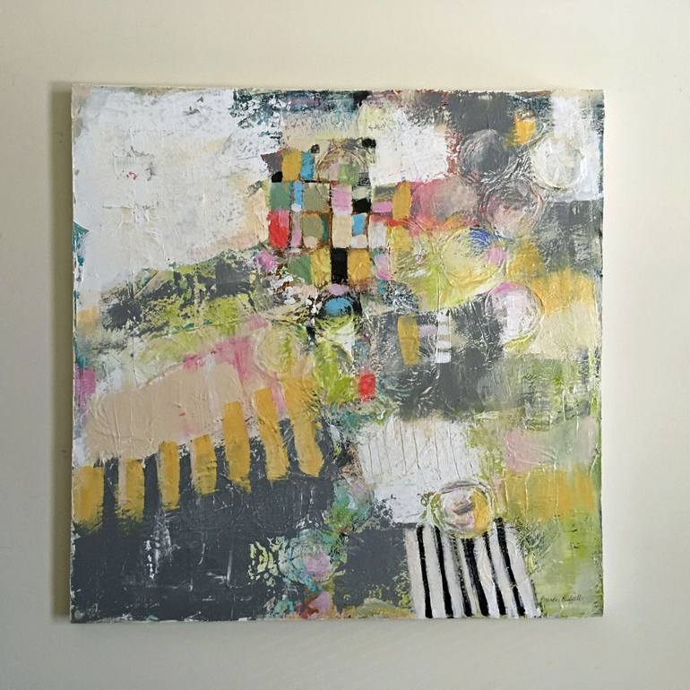 Original Abstract Expressionism Abstract Painting by Brenda Buffett