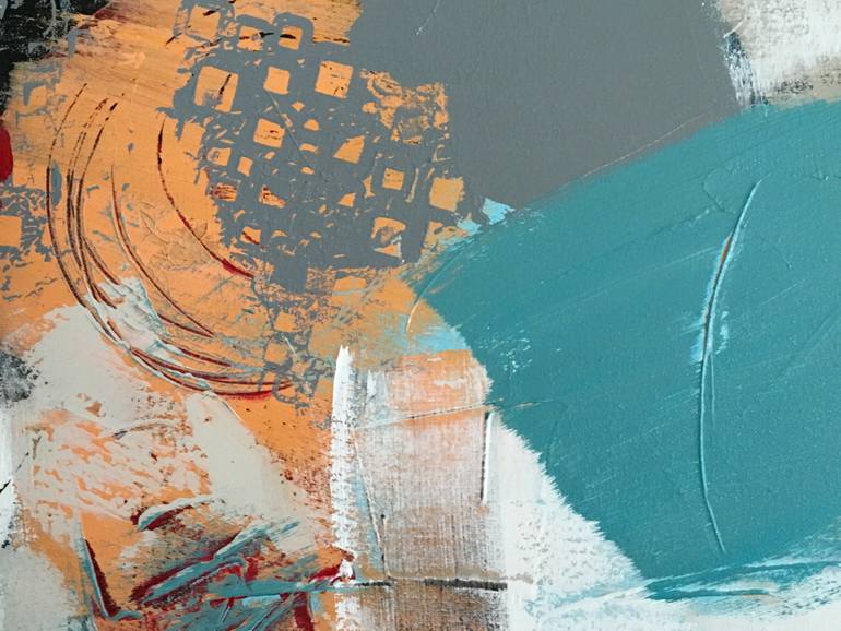 Original Abstract Expressionism Abstract Painting by Brenda Buffett