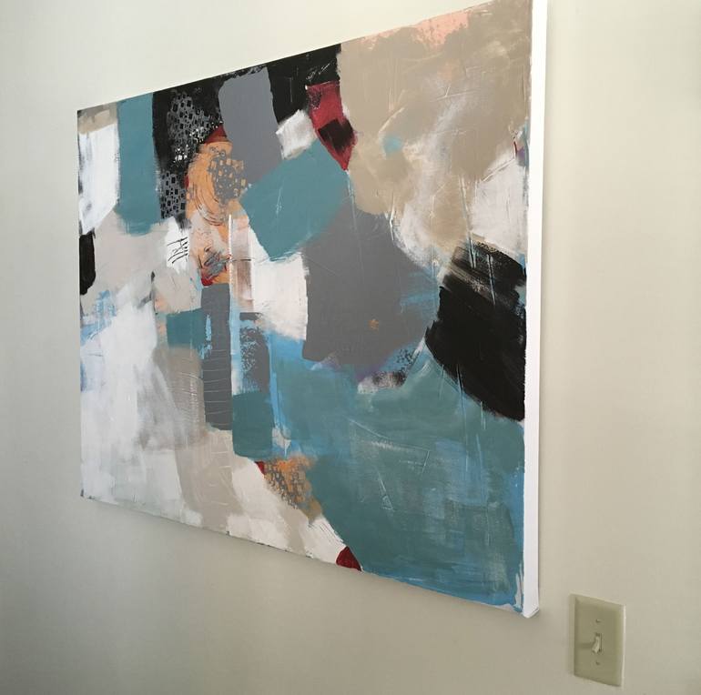 Original Abstract Expressionism Abstract Painting by Brenda Buffett