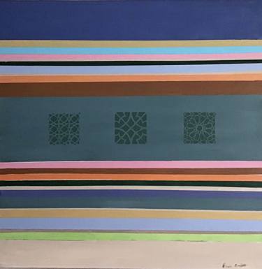 Original Abstract Geometric Paintings by Brenda Buffett