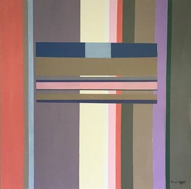 Original Abstract Geometric Paintings by Brenda Buffett