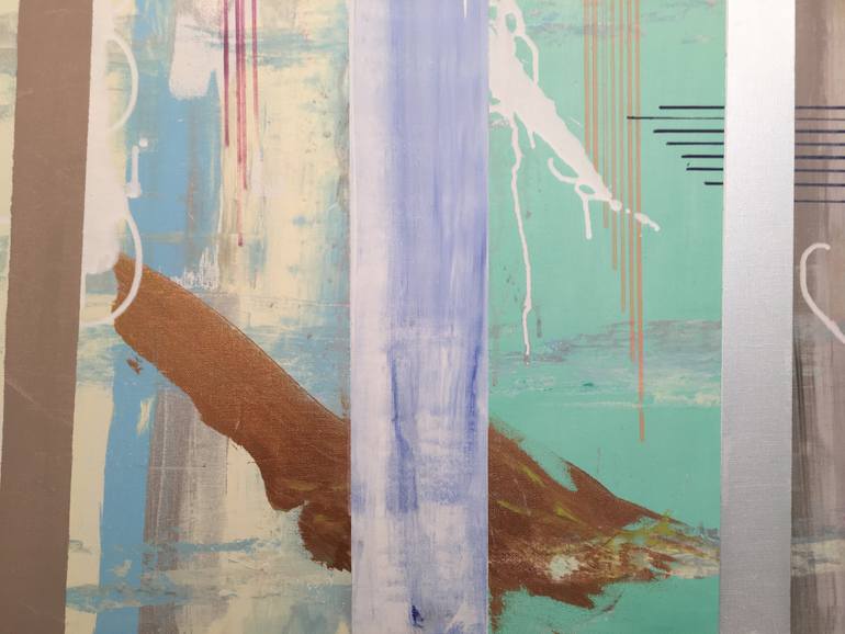 Original Abstract Expressionism Abstract Painting by Anke Peters