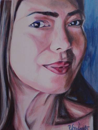 Print of Portrait Paintings by Patricia Coenjaerts