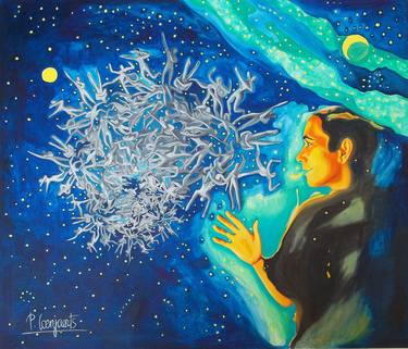 Original Science/Technology Paintings by Patricia Coenjaerts