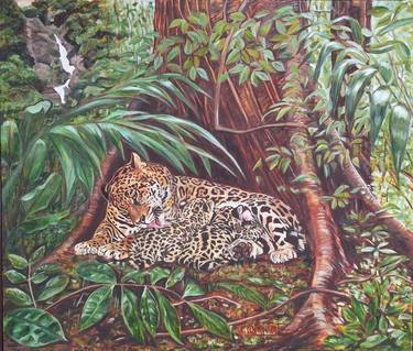 Original Animal Paintings by Patricia Coenjaerts