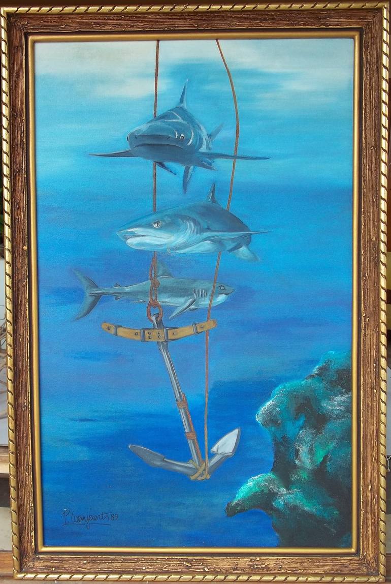 Original Yacht Painting by Patricia Coenjaerts