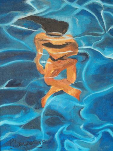 Print of Water Paintings by Patricia Coenjaerts
