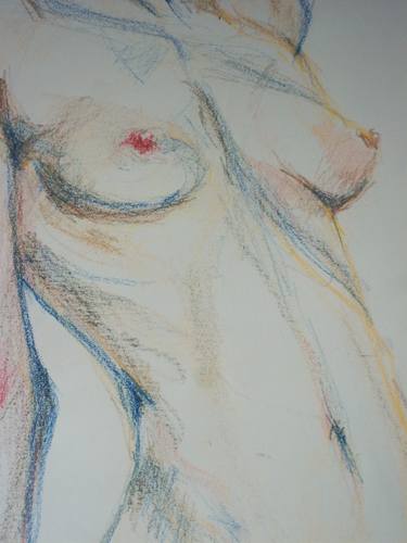 Print of Figurative Nude Drawings by Patricia Coenjaerts