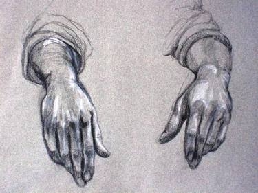 Hands of a sculptor. thumb