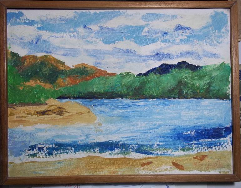 Original Beach Painting by Patricia Coenjaerts