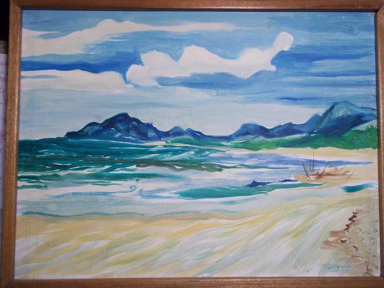 Original Beach Painting by Patricia Coenjaerts