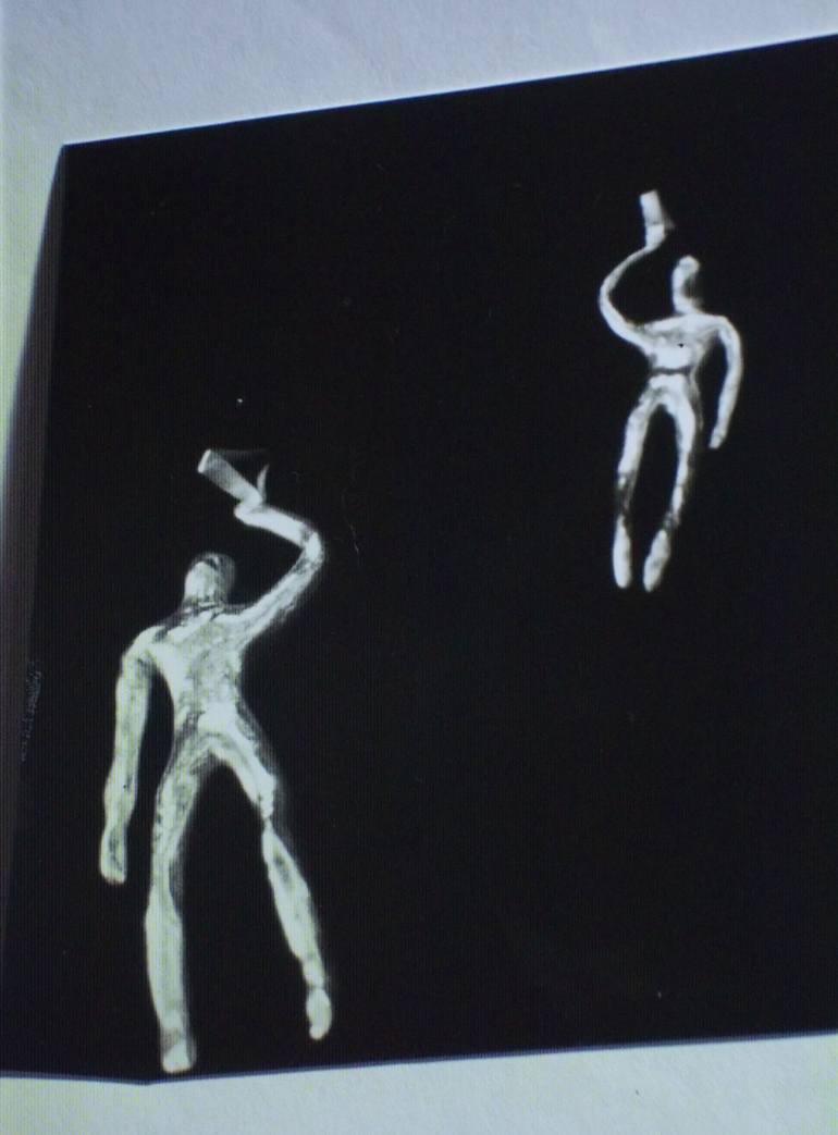 Original Abstract Pop Culture/Celebrity Sculpture by Patricia Coenjaerts