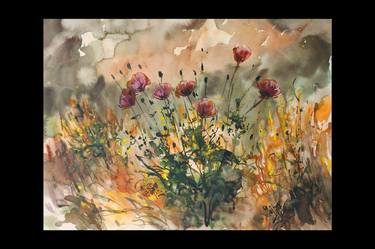 Print of Realism Floral Paintings by Tejbir Singh