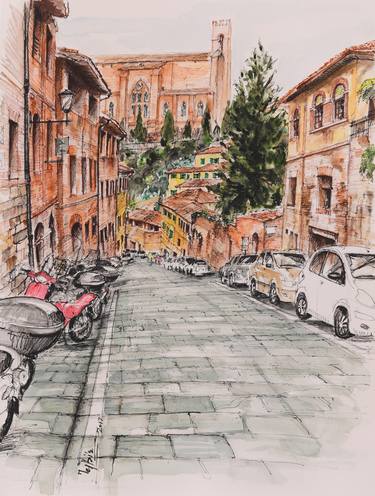 Original Impressionism Landscape Paintings by Tejbir Singh