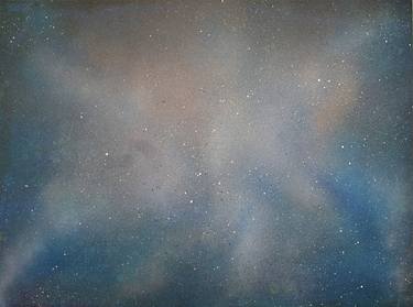 Original Abstract Expressionism Outer Space Paintings by Tom Fox