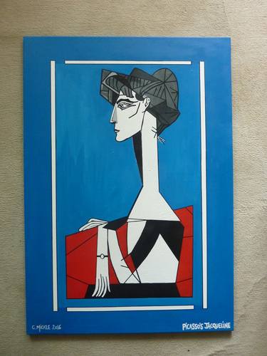 Original Art Deco Celebrity Paintings by Millrace Hecks and C Mickle