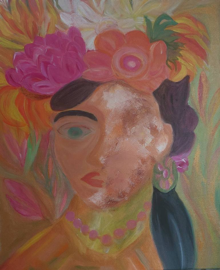 Print of Abstract Portrait Paintings by Lilamani De Silva