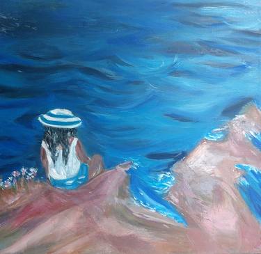 Original Contemporary Beach Painting by Lilamani De Silva