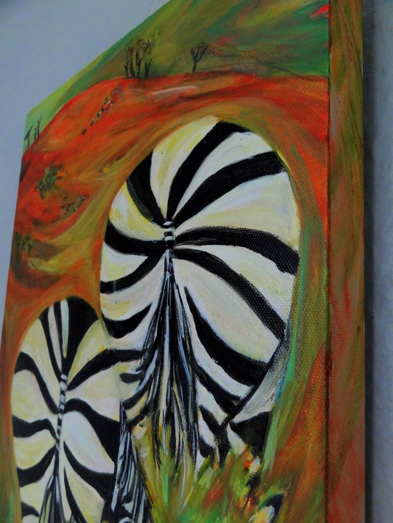 Original Abstract Animal Painting by Lilamani de Silva