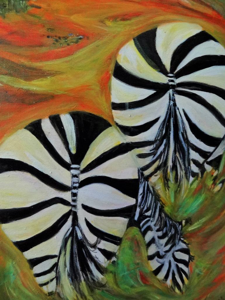 Original Abstract Animal Painting by Lilamani de Silva