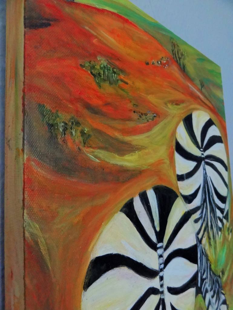 Original Abstract Animal Painting by Lilamani de Silva