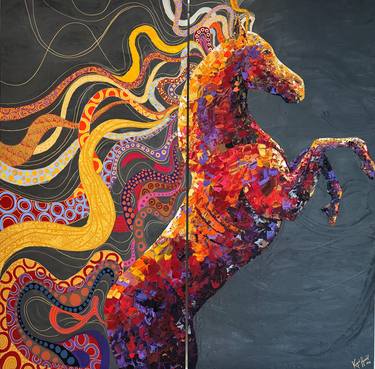 Original Horse Paintings by Jose Luis Handal
