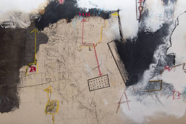 Original Abstract Expressionism Abstract Painting by Ruben Patella