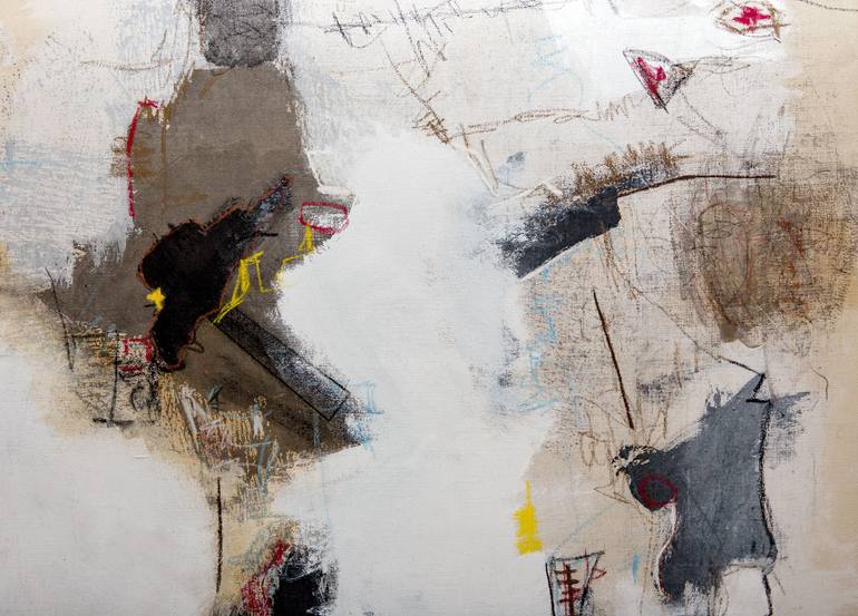 Original Abstract Expressionism Abstract Painting by Ruben Patella