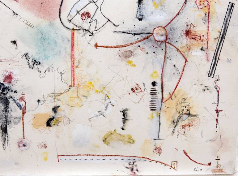 Original Abstract Expressionism Abstract Painting by Ruben Patella