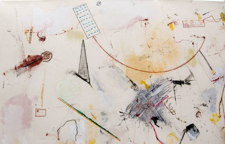 Original Abstract Expressionism Abstract Painting by Ruben Patella