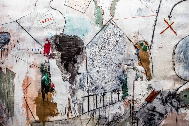 Original Abstract Expressionism Abstract Painting by Ruben Patella