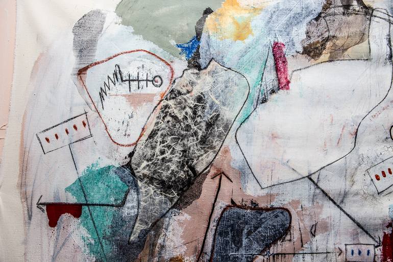 Original Abstract Expressionism Abstract Painting by Ruben Patella