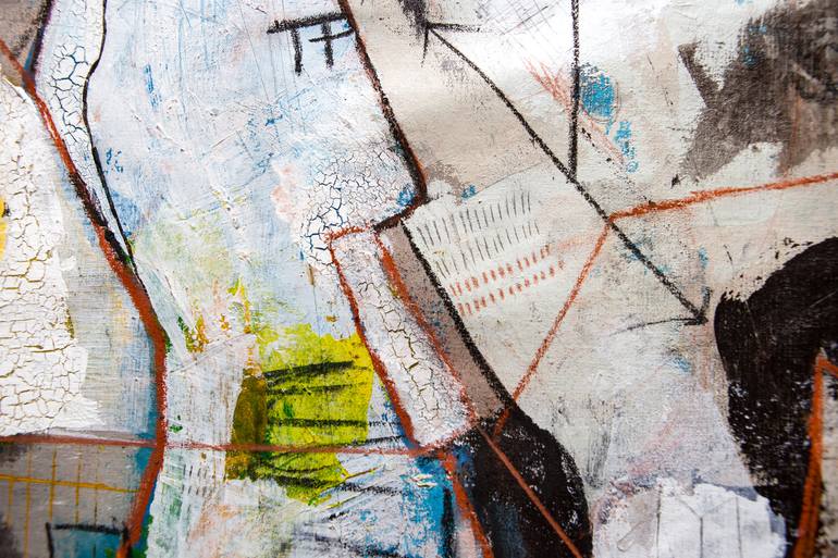 Original Abstract Expressionism Abstract Painting by Ruben Patella