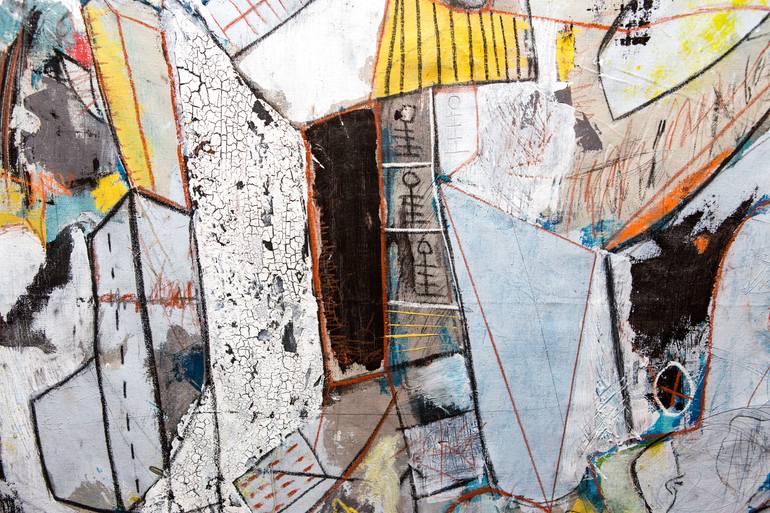 Original Abstract Expressionism Abstract Painting by Ruben Patella