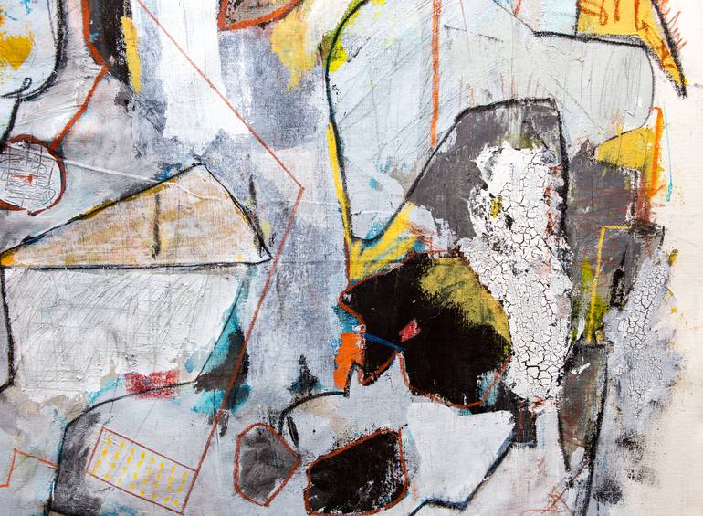 Original Abstract Expressionism Abstract Painting by Ruben Patella