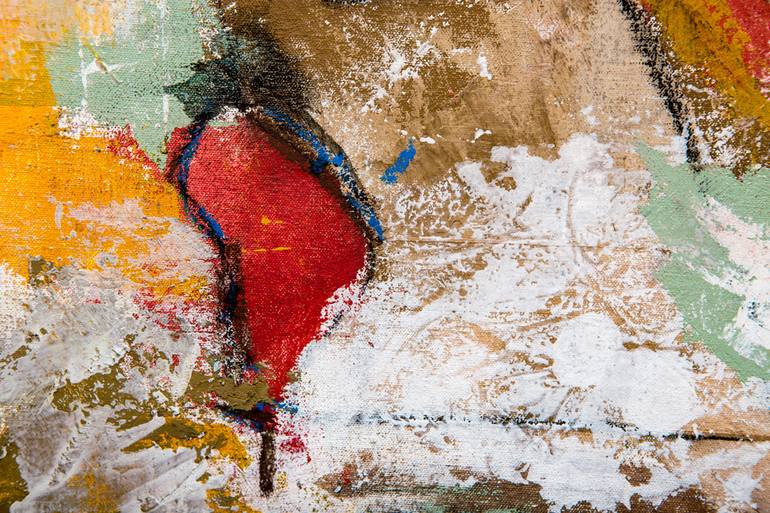 Original Abstract Expressionism Abstract Painting by Ruben Patella