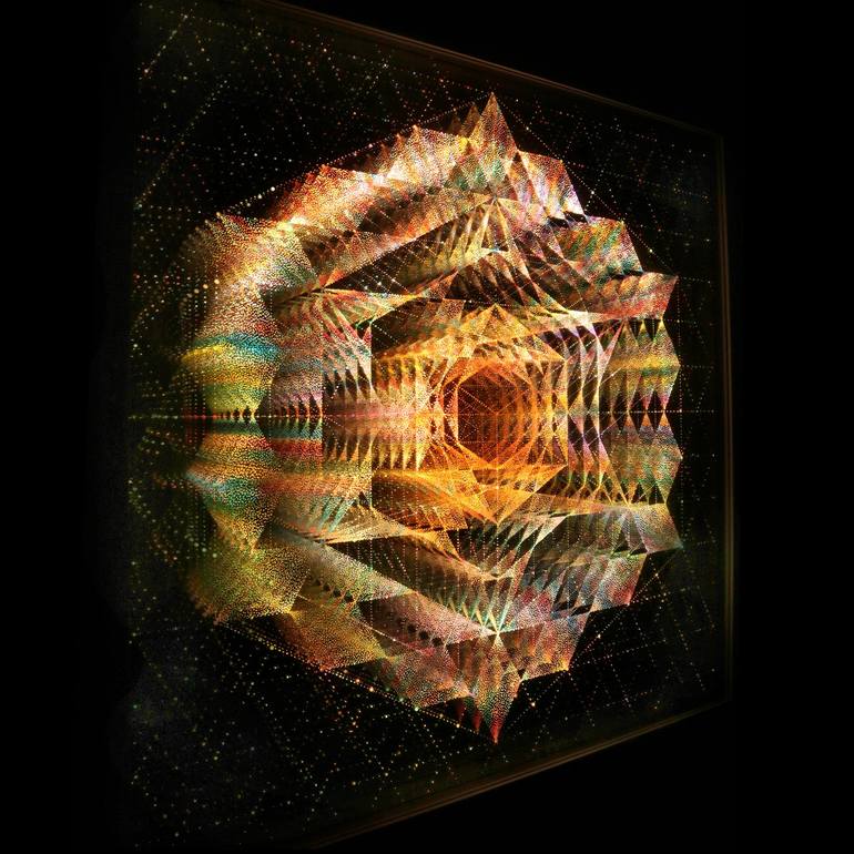 "THE STORAGE" / Infinity Mirror Art / Light Art Object - Print