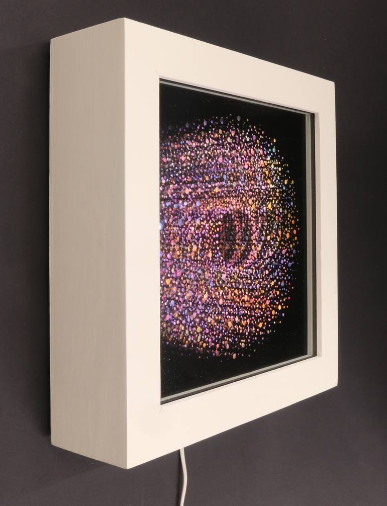 Original Abstract Expressionism Light Sculpture by Simona Petrauskaite