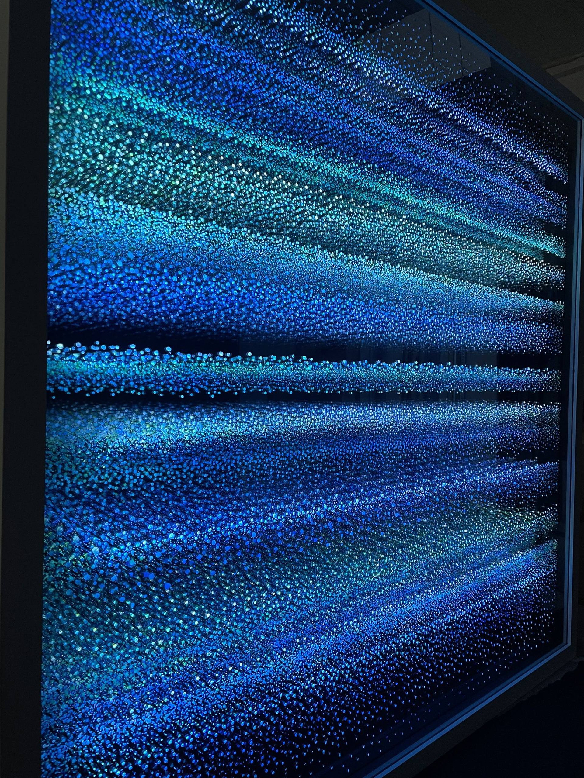 VORTEX VI, Infinity Mirror Art / Light Art Object Mixed Media by Simona  Petrauskaite